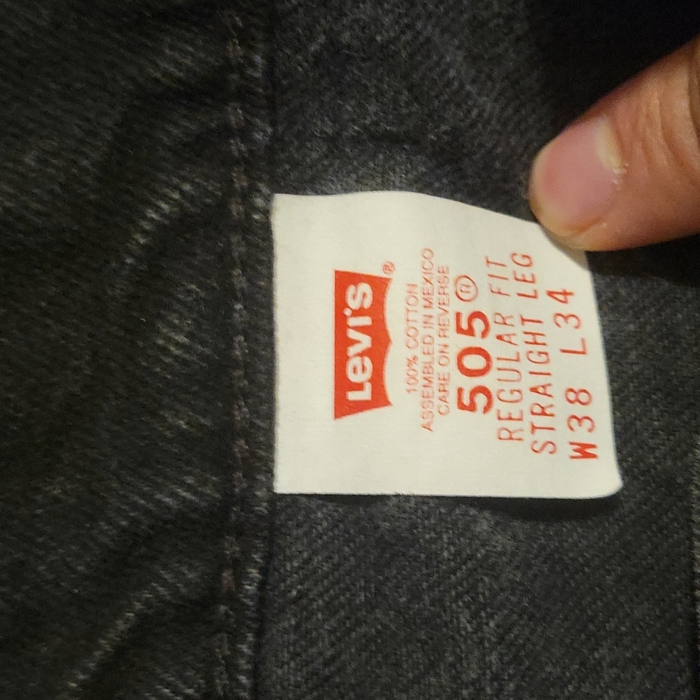 Vintage orange tab Levis 505 38x34 *READ DESCRIPTION* - Picture 4 of 9